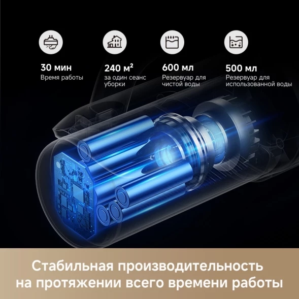 Пылесос моющий Trouver K30 300Вт белый