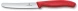 Нож кухонный Victorinox Swiss Classic (6.7831.C1) стальной столовый для овощей лезв.110мм серрейт. заточка красный