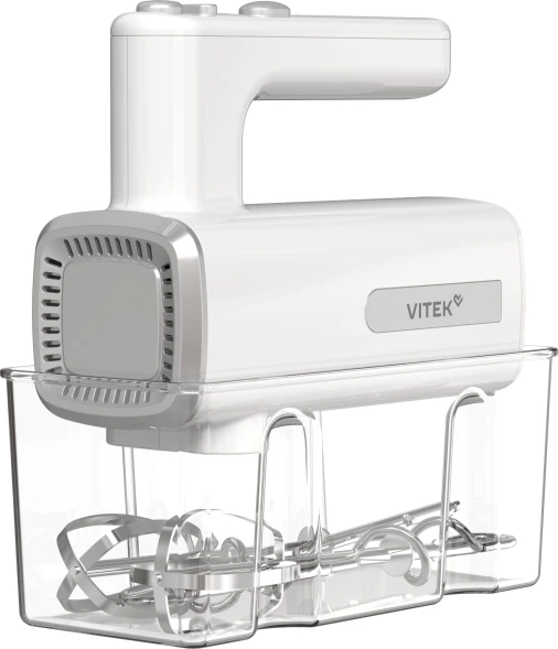 Миксер ручной Vitek VT-HM5005 800Вт белый/серебристый