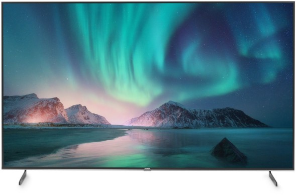 Телевизор LED Hyundai 85&amp;quot; H-LED85BU7007 Android TV Metal черный/черный 4K Ultra HD 60Hz DVB-T DVB-T2 DVB-C DVB-S DVB-S2 USB WiFi Smart TV