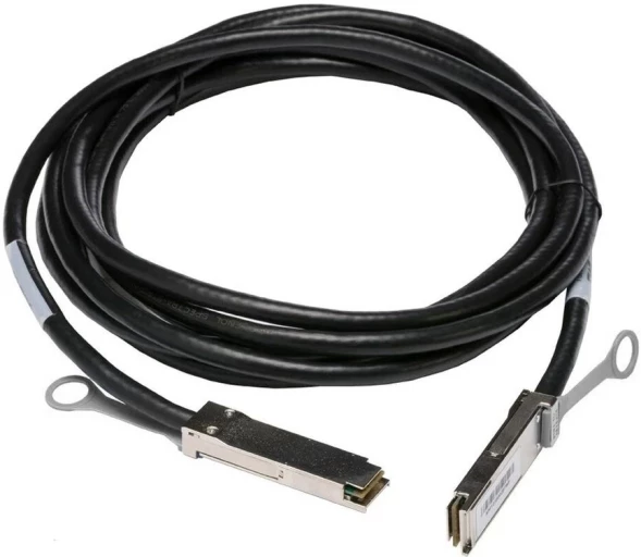 Кабель DAC Future Technologies FT-QSFP28-CabP-AWG30-1 stranded 1м