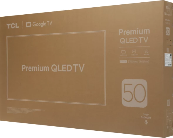 Телевизор QLED TCL 50&amp;quot; 50P7L черный 4K Ultra HD 60Hz DVB-T DVB-T2 DVB-C DVB-S DVB-S2 USB WiFi Smart TV