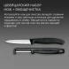 Набор нож/овощеч. Victorinox Swiss Classic 6.7113.21 компл.:2предм. черный европодвес
