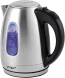 Чайник электрический Vitek VT-WK1056 1.7л. 2200Вт серебристый матовый/черный корпус: металл