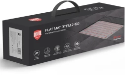 Мат нагревательный Royal Thermo Flat Mat RTFM 2-150-1 1м2 2м 150Вт красный