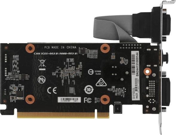 Видеокарта Gigabyte PCI-E GV-N710D3-2GL 2.0 NVIDIA GeForce GT 710 2Gb 64bit DDR3 954/1600 DVIx1 HDMIx1 CRTx1 HDCP Ret low profile