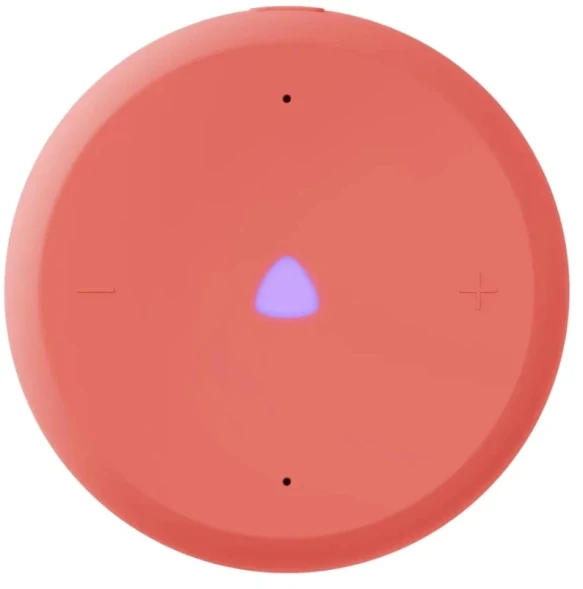 Умная колонка Yandex Станция Лайт 2 без часов Алиса coral 6W 1.0 BT/Wi-Fi 10м (YNDX-00028ORG)