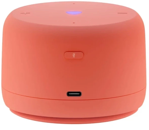 Умная колонка Yandex Станция Лайт 2 без часов Алиса coral 6W 1.0 BT/Wi-Fi 10м (YNDX-00028ORG)