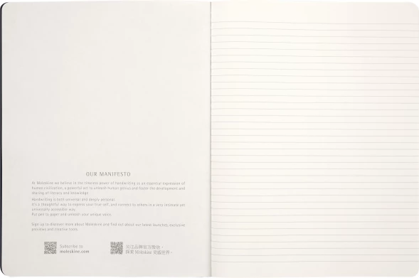 Блокнот Moleskine LIMITED EDITION SAKURA CAHIER LESU08QP321 XLarge 190х250мм обложка картон 120стр. линейка черный 2025