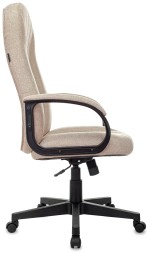 Кресло руководителя Бюрократ T-898 бежевый 38-402 крестов. пластик