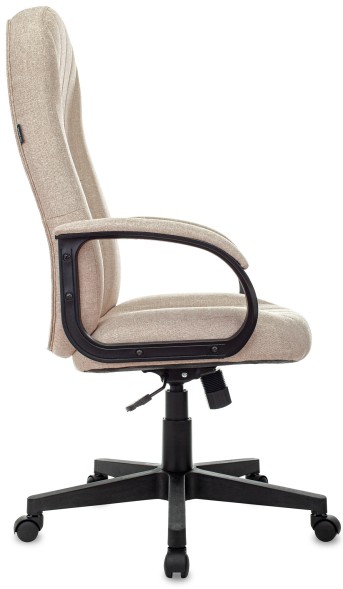 Кресло руководителя Бюрократ T-898 бежевый 38-402 крестов. пластик