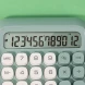 Калькулятор настольный Deli EM36 GREEN зеленый 12-разр.