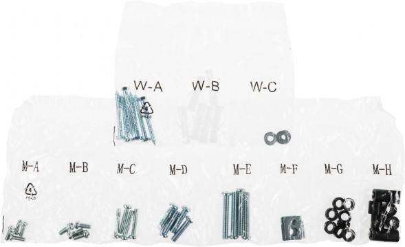 Кронштейн для телевизора Ultramounts UM815F черный 60&amp;quot;-100&amp;quot; макс.75кг настенный фиксированный