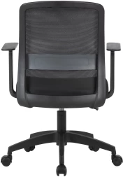 Кресло Cactus CS-MC333-BK черный сиденье черный сетка/ткань низк.спин. крестов. пластик пластик черный