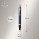 Ручка шариков. Parker IM Core K321 (CW1931668) Matte Blue CT M син. черн. подар.кор.
