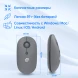 Мышь Оклик 408MW графитовый оптическая 1600dpi silent беспров. USB для ноутбука 4but (2007533)