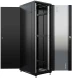Шкаф серверный NTSS Премиум (NTSS-R42U6080GS-BL) напольный 42U 600x800мм пер.дв.стекл металл 900кг черный 710мм 99кг 1987мм IP20 сталь