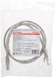 Патч-корд Rexant 02-0290-1 U/UTP RJ-45 вил.-вилка RJ-45 кат.6 1м белый LSZH
