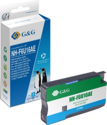 Картридж струйный G&amp;amp;G GG-F6U16AE 953XL голубой (26мл) для HP OJ Pro 7740/8210/8218/8710/8715