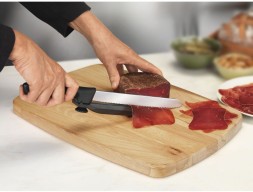 Нож кухонный Victorinox Swissclassic DUX-MESSER (6.8663.21) стальной лезв.210мм черный