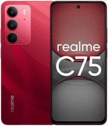 Смартфон Realme RMX3941 C75 256Gb 8Gb красный моноблок 3G 4G 2Sim 6.72&amp;quot; 1080x2400 Android 14 50Mpix 802.11 a/b/g/n/ac NFC GPS GSM900/1800 GSM1900 A-GPS microSD max2048Gb