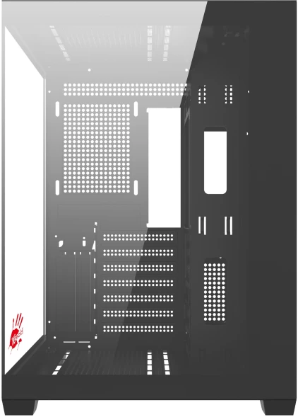 Корпус Bloody CC-122 черный без БП ATX 10x120mm 1xUSB2.0 1xUSB3.0 audio