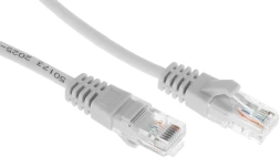 Патч-корд Suprlan 10-0144 UTP RJ-45 вил.-вилка RJ-45 кат.5E 3м серый LSZH 26AWG