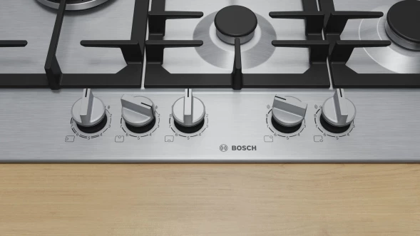 Газовая варочная поверхность Bosch PCS7A5I90 нержавеющая сталь