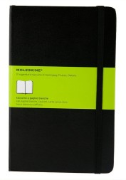 Блокнот Moleskine CLASSIC QP062 Large 130х210мм 240стр. нелинованный твердая обложка черный