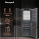 Холодильник Weissgauff WRKI 1970 Total NoFrost Inverter Premium EcoFresh 2-хкамерн. инвертер (433160)