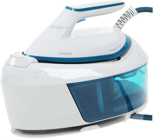 Парогенератор Philips PSG6022/20 2400Вт белый/голубой
