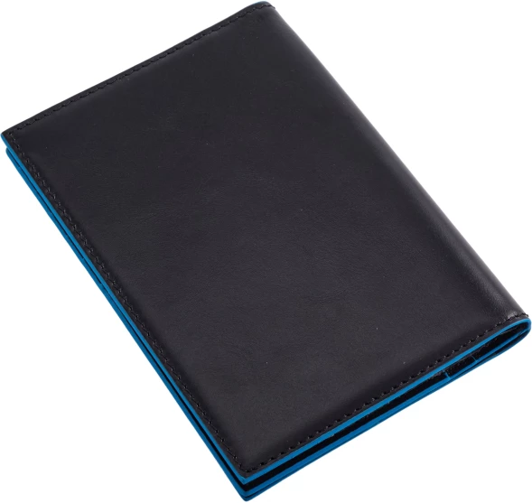 Обложка для документов Piquadro Blue Square PP5246B2R/N черный натур.кожа