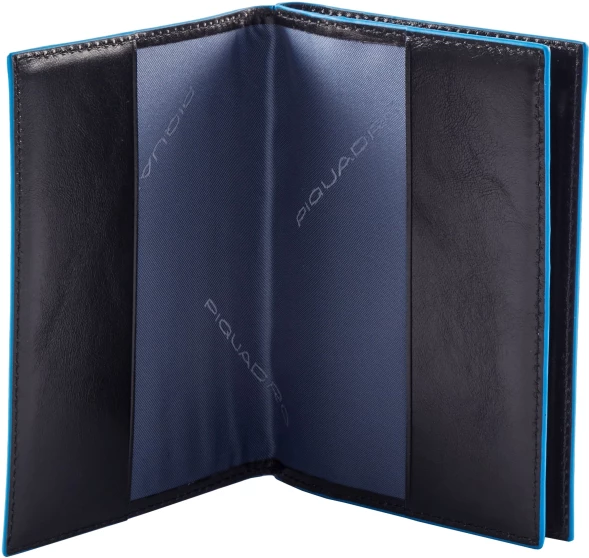 Обложка для документов Piquadro Blue Square PP5246B2R/N черный натур.кожа