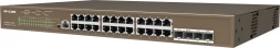 Коммутатор IP-Com G5328P-24-410W (L3) 24x1Гбит/с 4xКомбо(1000BASE-T/SFP) 4SFP 24PoE 370W управляемый