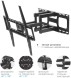 Кронштейн для телевизора Arm Media COBRA-51 черный 32&amp;quot;-60&amp;quot; макс.35кг настенный поворотно-выдвижной и наклонный