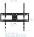 Кронштейн для телевизора Arm Media COBRA-51 черный 32&amp;quot;-60&amp;quot; макс.35кг настенный поворотно-выдвижной и наклонный