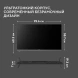 Телевизор LED Hyundai 43&amp;quot; H-LED43BU7011 Google TV Frameless Metal черный 4K Ultra HD 60Hz MEMC DVB-T DVB-T2 DVB-C DVB-S DVB-S2 USB WiFi Smart TV