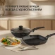 Сковорода-гриль Rondell Point RDA-1350 квадратная 28см покрытие: TriTitan ручка несъемная (без крышки) графитовый
