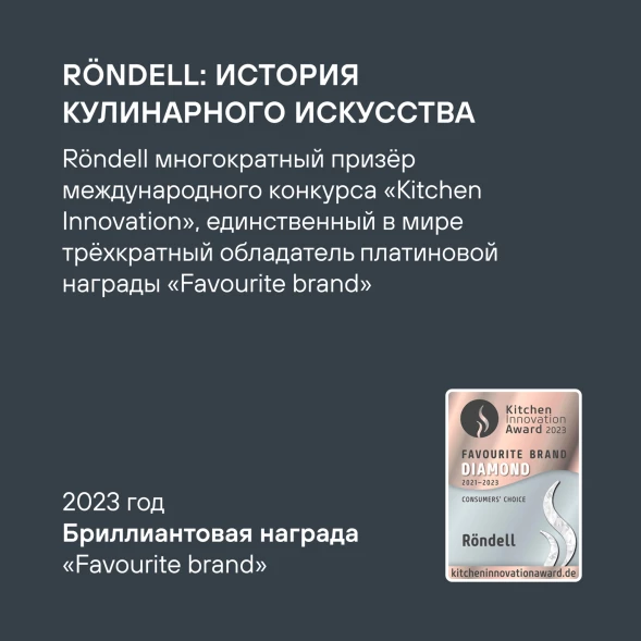 Сковорода-гриль Rondell Point RDA-1350 квадратная 28см покрытие: TriTitan ручка несъемная (без крышки) графитовый