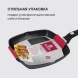 Сковорода-гриль Rondell Point RDA-1350 квадратная 28см покрытие: TriTitan ручка несъемная (без крышки) графитовый