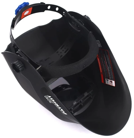 Маска сварщика Patriot 880502200 филь.:стекло кл.:1/1/1/2 см.экр.110x90мм черный