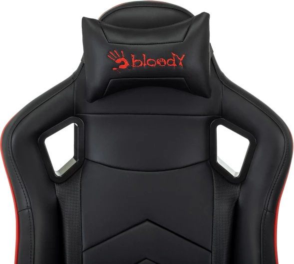Кресло игровое A4Tech Bloody GC-840 черный сиденье черный эко.кожа с подголов. крестов. металл черный пластик черный