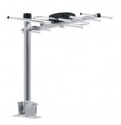 Антенна телевизионная Hyundai H-TAE100 8дБ пассивная серебристый