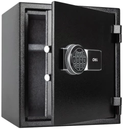 Сейф офисный Deli ET587 огнестойкий 420x380x300мм электронный/ключевой