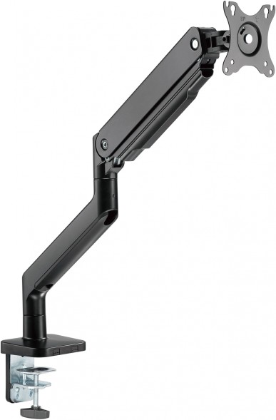 Кронштейн для мониторов Ultramounts UM730 черный 17&amp;quot;-45&amp;quot; макс.16кг крепление к столешнице поворот и наклон