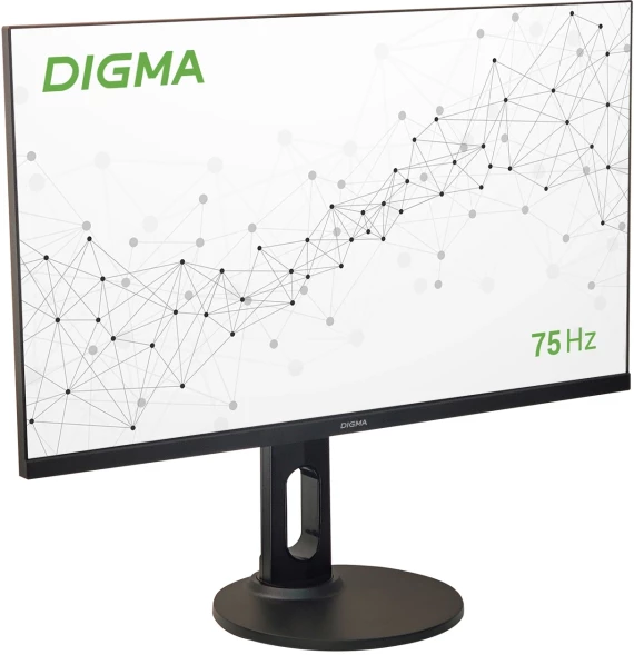 Монитор Digma 27&amp;quot; Progress 27P605F черный IPS LED 5ms 16:9 HDMI M/M матовая HAS Piv 300cd 178гр/178гр 1920x1080 75Hz G-Sync FreeSync DP FHD USB 6.05кг