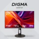 Монитор Digma 27&amp;quot; Progress 27P605F черный IPS LED 5ms 16:9 HDMI M/M матовая HAS Piv 300cd 178гр/178гр 1920x1080 75Hz G-Sync FreeSync DP FHD USB 6.05кг