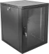 Шкаф коммутационный ЦМО (ШРН-12.650-9005) настенный 12U 600x658мм пер.дв.стекл 200кг черный 600мм 25.11кг 180град. 612мм металл
