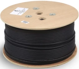 Кабель информационный Cabeus FTP-4P-Cat.5e-SOLID-OUT-PE-UV кат.5E F/UTP 4 пары PE внешний 305м черный