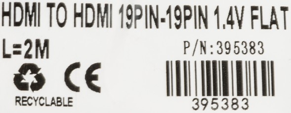 Кабель аудио-видео Buro HDMI 1.4 Flat HDMI (m)/HDMI (m) 2м. черный (BHP HDMI 2)